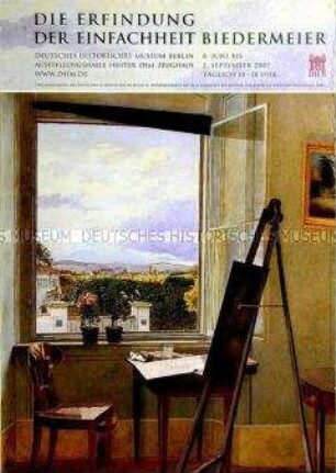 Plakat des DHM zur Ausstellung "Die Erfindung der Einfachheit - Biedermeier"