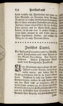 Zwölftes Capitel. - Funfzehntes Capitel.