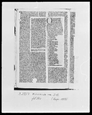 Tancred, ordo Iudiciarius und anderes — Initiale Q, Folio 84 verso