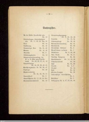 Sachregister