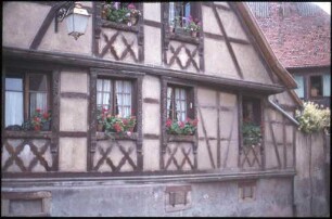 Hausfassade in Dambach-la-ville