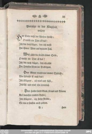 Vorzüge in der Klugheit.
