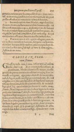Glossa In Verb. cum scimus.
