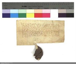 Lehenbrief Heinrichs [von Hohenberg], Abt von Fulda, für Thile von Bellersheim über dessen Verpflichtung als Burgmann auf der Burg Bingenheim