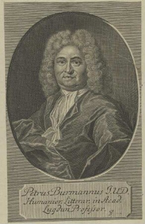 Bildnis des Petrus Burmannus