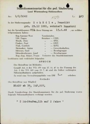 Schädle, Benedikt