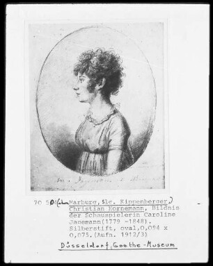 Bildnis der Schauspielerin Caroline Jagemann (1779-1848)