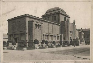 Billing, Hermann; Mannheim (Baden-Württemberg); Kunsthalle - Außenansicht