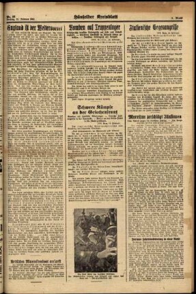 Zweite Ausgabe vom Freitag, den 21. Februar 1941.