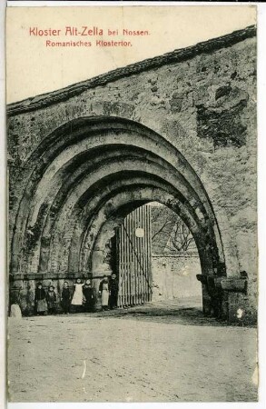 Altzella. Klostertor des ehemaligen Zisterzienserklosters