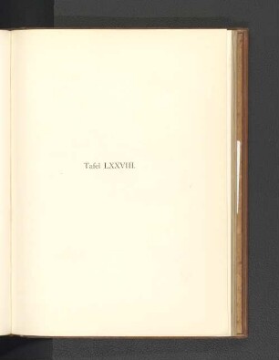 Tafel LXXVIII.