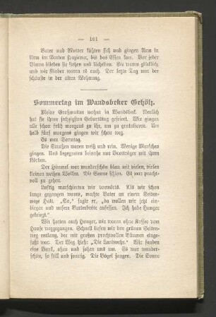 Sommertag im Wandsbeker Gehölz