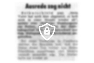 Ausrede zog nicht