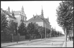 Rochlitz. Bismarckstraße und Realschule