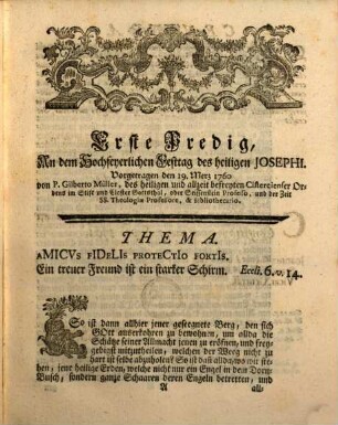 Transacti Primi Devotio Sæcli? Oder Beschreibung der Jubel-Andachten, Wie selbe An dem weltberühmten unterösterreichischen Gnaden-Ort Der schmerzhaften Mutter Mariae zum Täferl genannt : In den hunderten Jahr des alldort ersten gehaltenen heiligen Meß-Opfers, und öffentlichen Gottesdienst, Mit höchster Genehmhaltung Seiner Hochfürstlichen Eminenz Josephi Dominici Der H.R. Kirche Tit. S. Petri In Monte Aureo Priester Cardinal Exempten Bischofen, und des Heil. Röm. Reichs-Fürsten zu Passau Grafens von Lamberg Bemeldten Gnaden-Orts gnädigsten Ordinarii &c.&c. Mit möglichster Feyerlichkeit in Beyseyn ungemeiner Volks-Menge gehalten worden