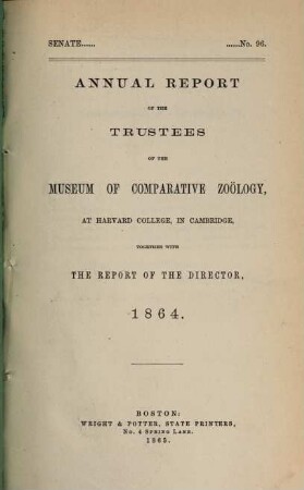 Annual report, 1864 (1865)