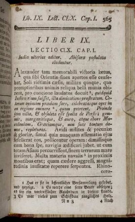 Lectio CLX. - Lectio CLXXII.