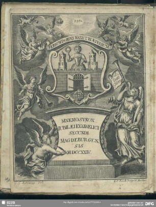 Mnemo Synon Iubilaei Evangelici Secundi Magdeburgensis MDCCXXIV