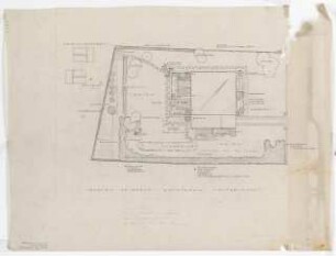 Garten Brehm, Kleinmachnow: Gartenplan 1:100