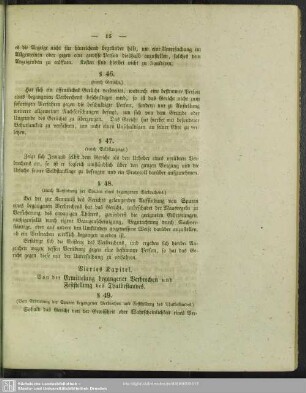 Viertes Kapitel. Von der Ermittelung begangener Verbrechen und Feststellung des Thatbestandes
