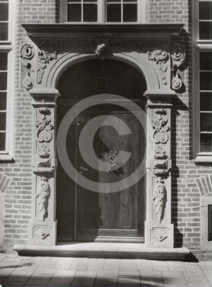Portal am Bürgerhaus Grosse Gerbergasse 1 in Danzig