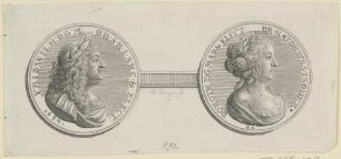 Bildnis des Friedrich Wilhelm von Brandenburg und seiner zweiten Frau Dorothea von Braunschweig und Lüneburg
