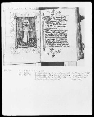 Tagzeiten — Bartholomäus, Folio 45verso