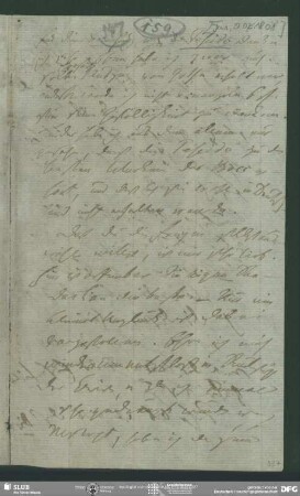 Eigenh. Brief von Friedrich von Schlegel an August Wilhelm von Schlegel, Jena, 27.02.1801