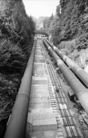 Forbach: Rohrleitung zur Schwarzenbachsperre nach oben