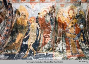 Die Ausmalung der Kirche der Erzengel : Erzengel und die Geburt und die Taufe Christi