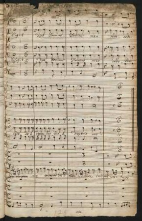 Dixit Dominus; V (5), Coro, vl (2), bc; a-Moll