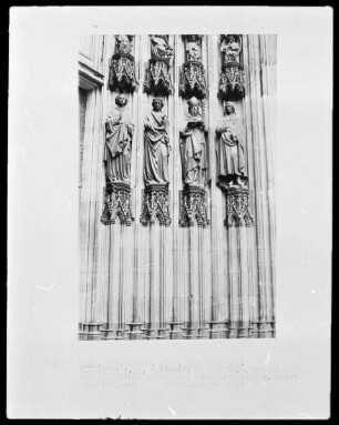 von innen nach außen: Stephanus, Agnes, Apollinaris, Pantaleon