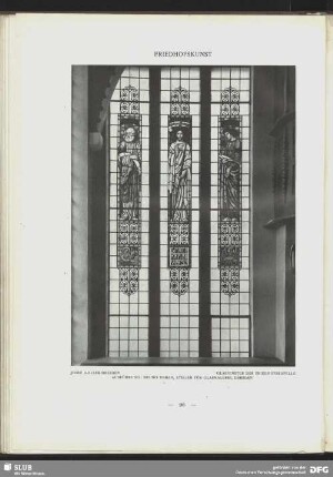 Glasfenster der Friedhofskapelle