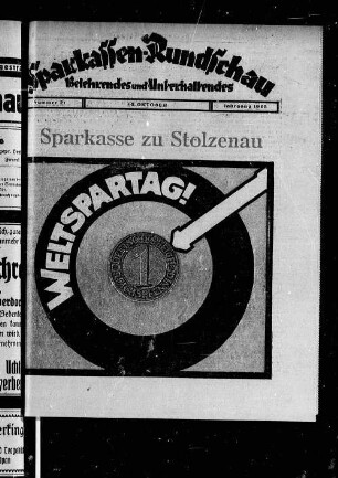 Sparkassen-Rundschau : Belehrendes und Unterhaltendes