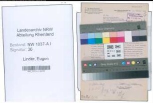 Entnazifizierung Eugen Linder , geb. 00.00.0000 ()
