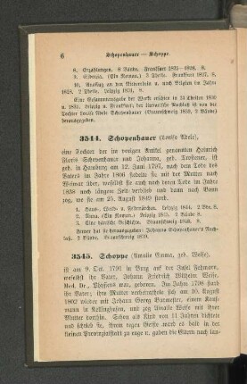 3545. Schoppe (Amalie Emma, geb. Weise)