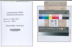 Entnazifizierung Hermann Bauersfeld , geb. 00.00.0000 (Gerichtsvollzieher)