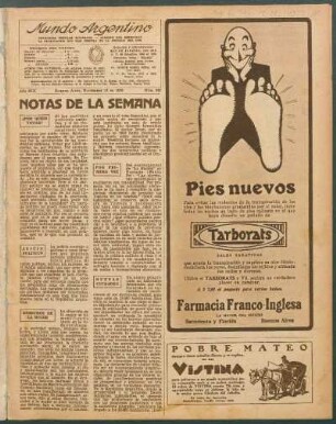 Por primera vez