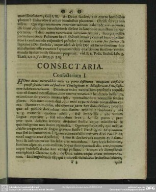 Consectaria