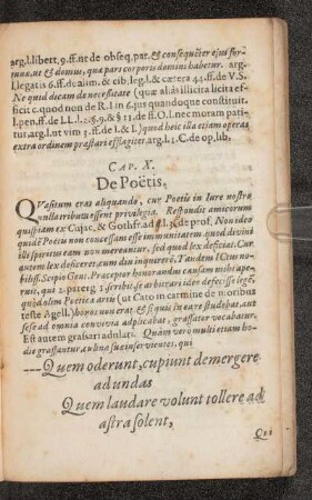 Cap. X. De Poëtis.