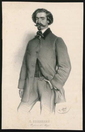 C. Herrmann, Professor der Magie