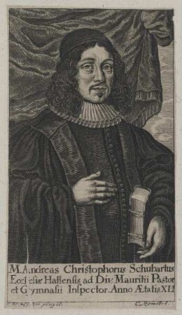 Bildnis des Andreas Christophorus Schubartus