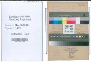 Entnazifizierung Paul Lichterfeld , geb. 22.02.1902 (Verw.Angestellter)