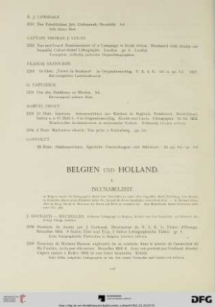 Belgien und Holland (Nr. 2258-2302)