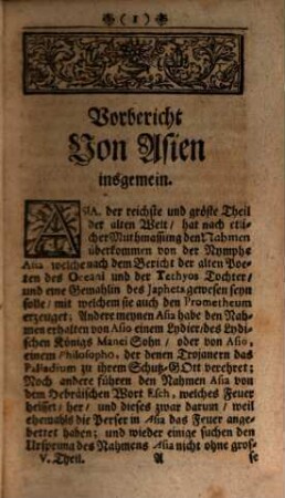 Der Politische Catholische Passagier, durchreisend Alle hohe Höfe, Republiquen, Herrschafften und Länder der gantzen Welt : Das ist: Kurtz gründlich und wolverständiger Unterricht, was in Politicis, Geographisch- Historisch- und Genealogischen Wesen bey allen Höfen, Republiquen und Herrschafften in der gantzen Welt merckwürdiges zu sehen, zu beobachten und zu mercken .... 5