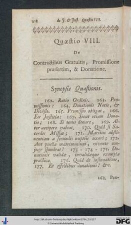 Quaestio VIII.