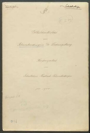 Konferenzaufsatz Schwieberdingen OA Ludwigsburg