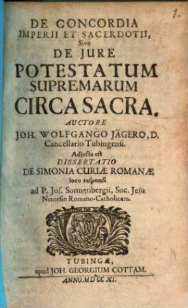 De Concordia Imperii et Sacerdotii