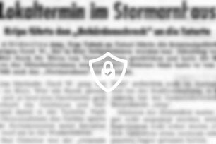 Lokaltermin im Stormarnhaus