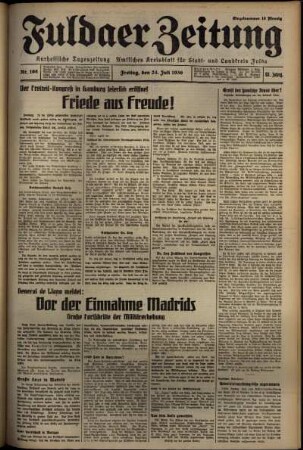 Ausgabe vom Freitag, den 24. Juli 1936.